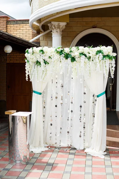 Decoraciones Boda Día Boda Para Los Recién Casados — Foto de Stock