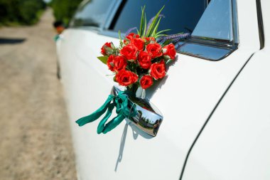 Düğün gününde güzel bir dekor.