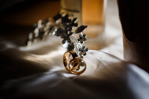Bruiloft Accessoires Bruid Trouwdag — Stockfoto