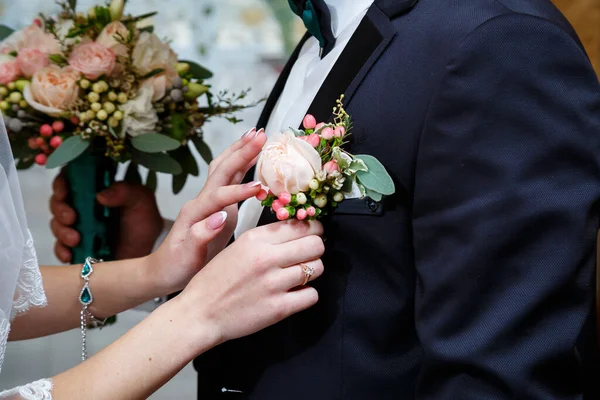 Accessoires Des Bräutigams Hochzeitstag — Stockfoto