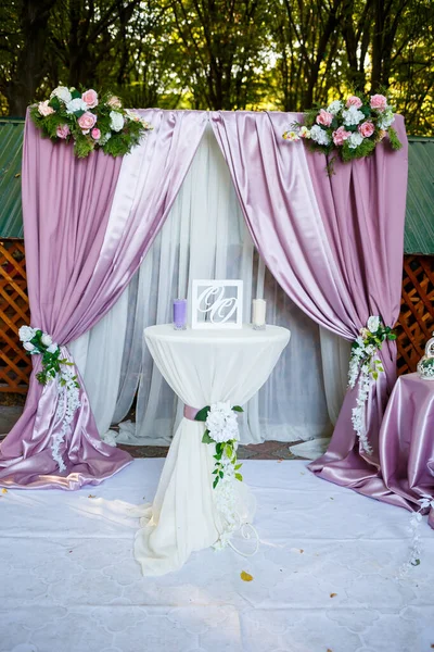 Hermosa Decoración Día Boda — Foto de Stock