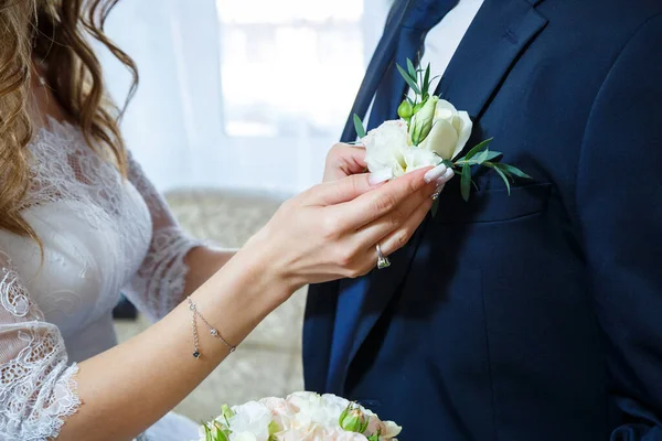 Accessoires Des Bräutigams Hochzeitstag — Stockfoto