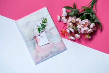 Müstakbel yeni evliler için not defteri. Gelin için düğün defteri.