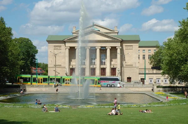 Stanislaw Moniuszko Theater in Poznan, Poland — Stock Photo, Image