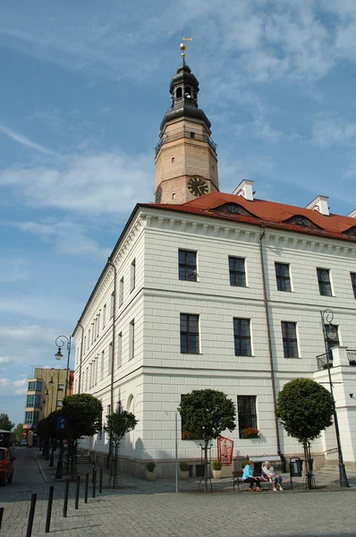 Câmaras de comércio em Glogow, Polonia — Fotografia de Stock