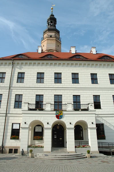 グウォグフ、ポーランドの市庁舎 — ストック写真
