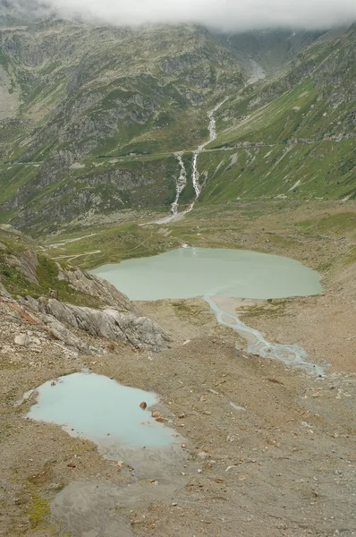 Steisee in alpen in der schweiz — Stockfoto