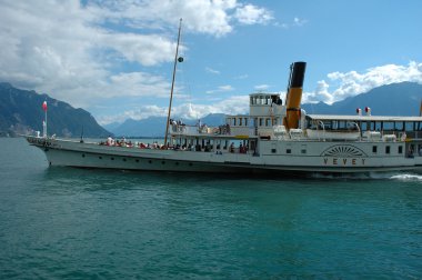 Yolcu feribot Geneve Gölü İsviçre