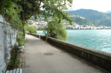 Geneve Gölü İsviçre Montreux