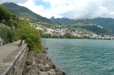 Geneve Gölü İsviçre Montreux