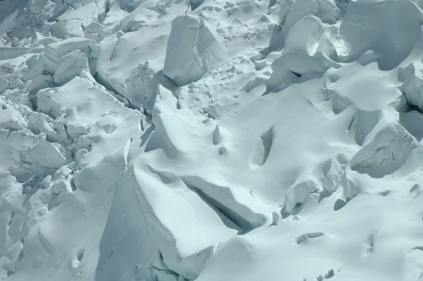 Ghiacciaio vicino al passo di Jungfraujoch nelle Alpi in Svizzera — Foto Stock