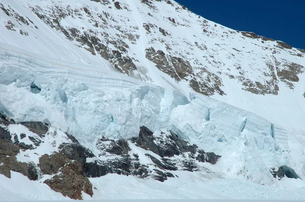 Neve sul Monte Monch a Jungfraujoch in Svizzera — Foto Stock