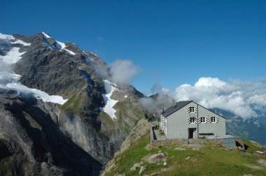 Mountain hostel yakın Grindelwald, İsviçre.