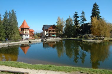 Szklarska Poreba Polonya gölette