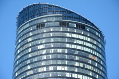 Top of Sky Tower office building in Wroclaw, Poland