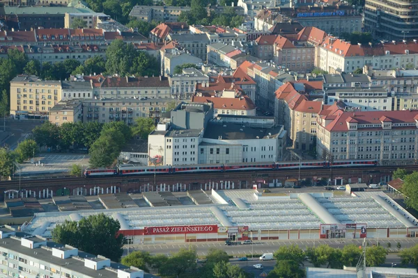 Vista aerea della città di Breslavia . — Foto Stock