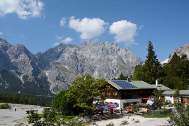 Wimbachgrieshutte dağın hostel Wimbachtal Vadisi