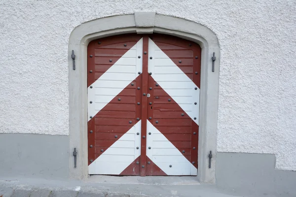 Porta colorida velha — Fotografia de Stock