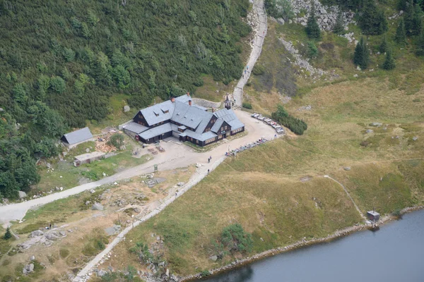 Mountain hostel Samotnia in Karkonosze mountains. — Stock Photo, Image