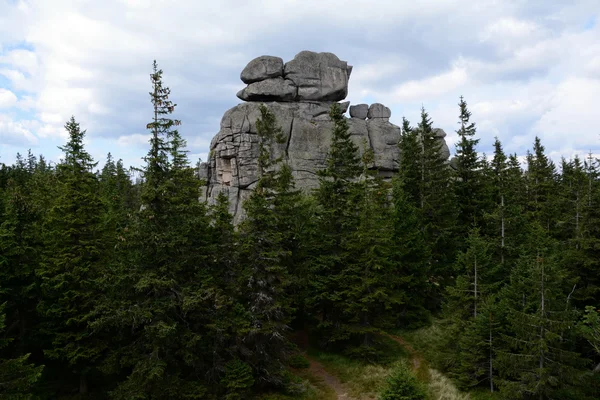 Pielgrzymy rochas em Karkonosze montanhas — Fotografia de Stock