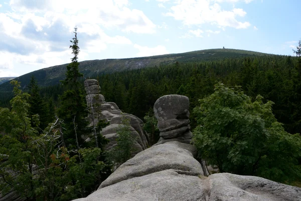 Pielgrzymy rocks in Karkonosze mountains — Stock Photo, Image