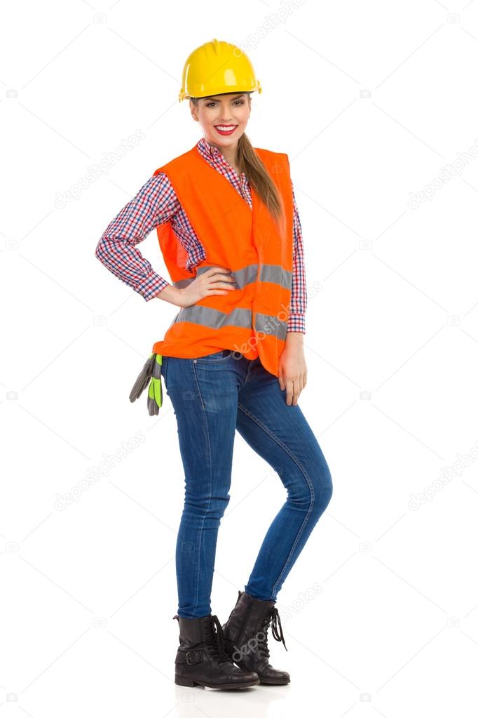 female construction boots