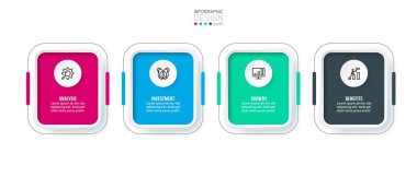 İş ya da pazarlama bilgi şablonu