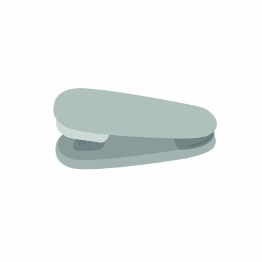 Belgeler için zımba. çizgi film izole edilmiş 2d vektör