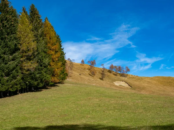 Осенние Цвета Итальянских Альпах — стоковое фото