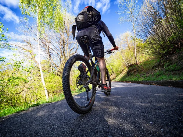 Mountainbike Tour Den Alpen — Stockfoto