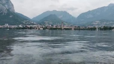 Malgren Gölü 'nden Lecco' nun manzarası