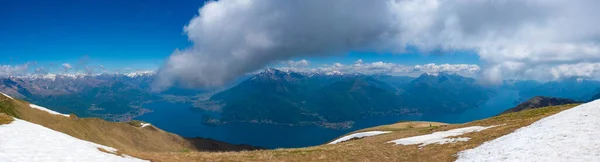 Landschaft Des Comer Sees Vom Berg Bregagno Aus — Stockfoto