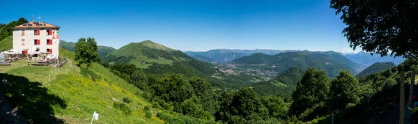 Landschaft Des Valle Intelvi Vom Sasso Gordona — Stockfoto