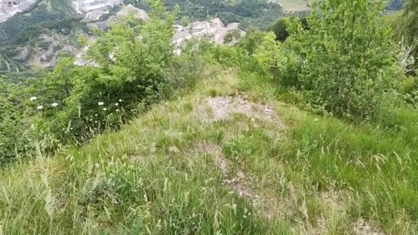 Landskap Lecco Från Magnodeno Berget — Stockvideo