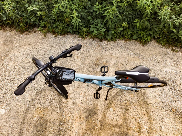 Vista Superior Una Bicicleta — Foto de Stock