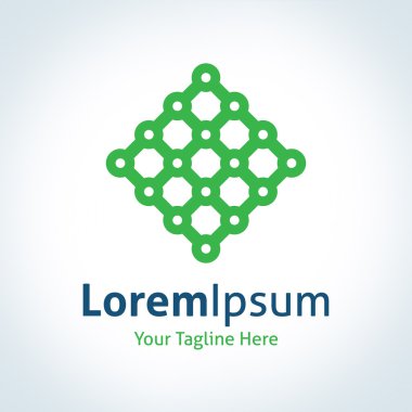 Uzaylı teknolojisi yapısı vektör logo simge entegre