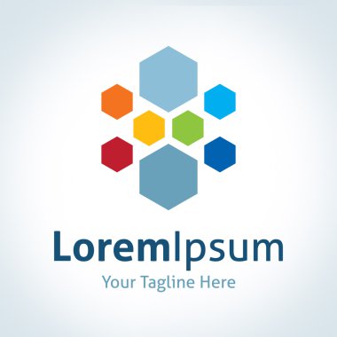 Mükemmel yapı yaratıcılık şekil yeni iş vektör logo simge