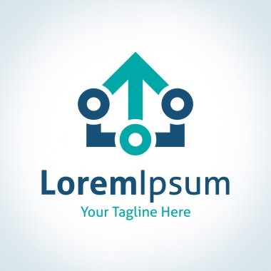 önemli noktaları başarı ilerleme vektör logo simge yukarı ok