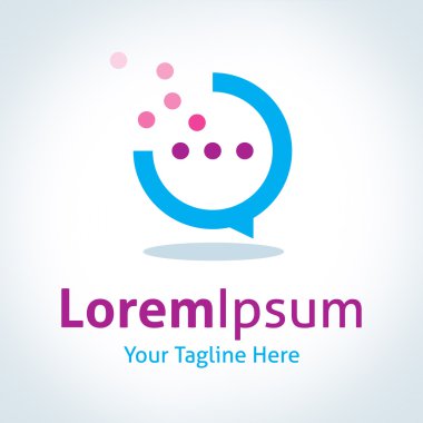 vektör logo simge konuşmak sohbet kabarcık ilham