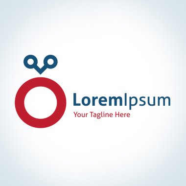 komik daire yaratıcı uygulama vektör logo simge