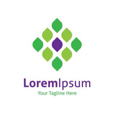 doğanın yaratıcı çözümler app mühendislik vektör logo simge