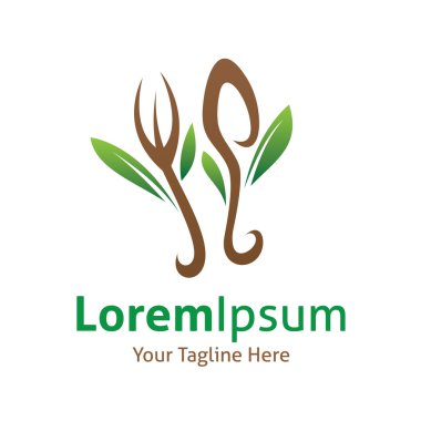 sağlıklı yemek gıda tıbbi sağlık bakım doğa vektör logosu simgesinden