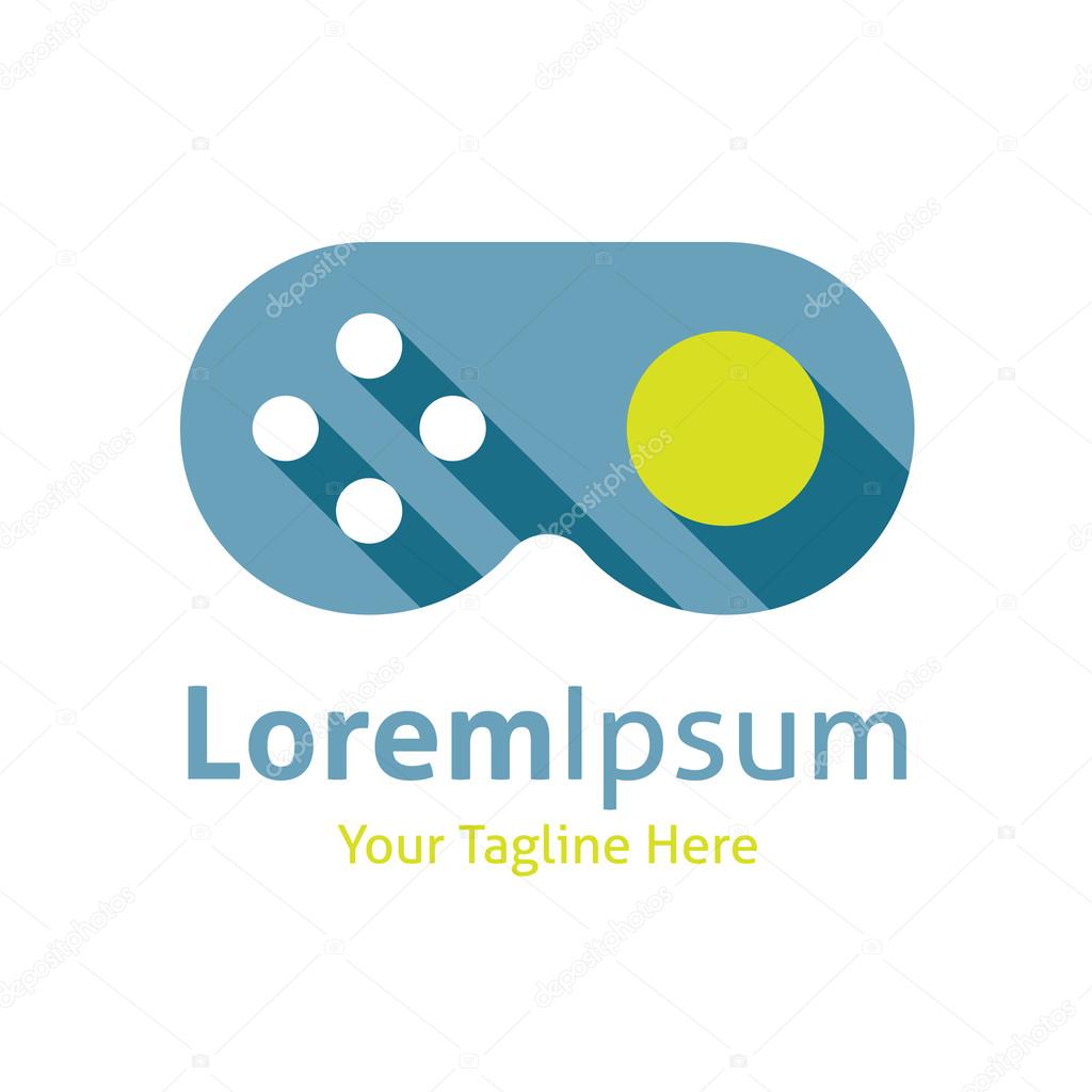 Gaming console controler vector logo icon