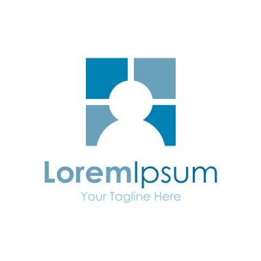 Bir pencere simgesi basit öðeler logosu ile