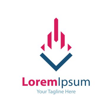 Güç kurumsal tasarım logo siluet Emlak simgesi basit öðeler