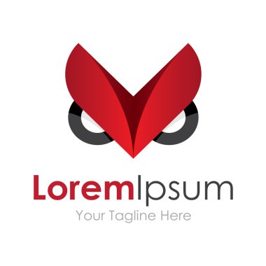 Kızgın baykuş simge simgesini basit elementlerin logosunu aldı