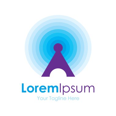 Sesini duydum simgesi basit öğeler logo olmak izin