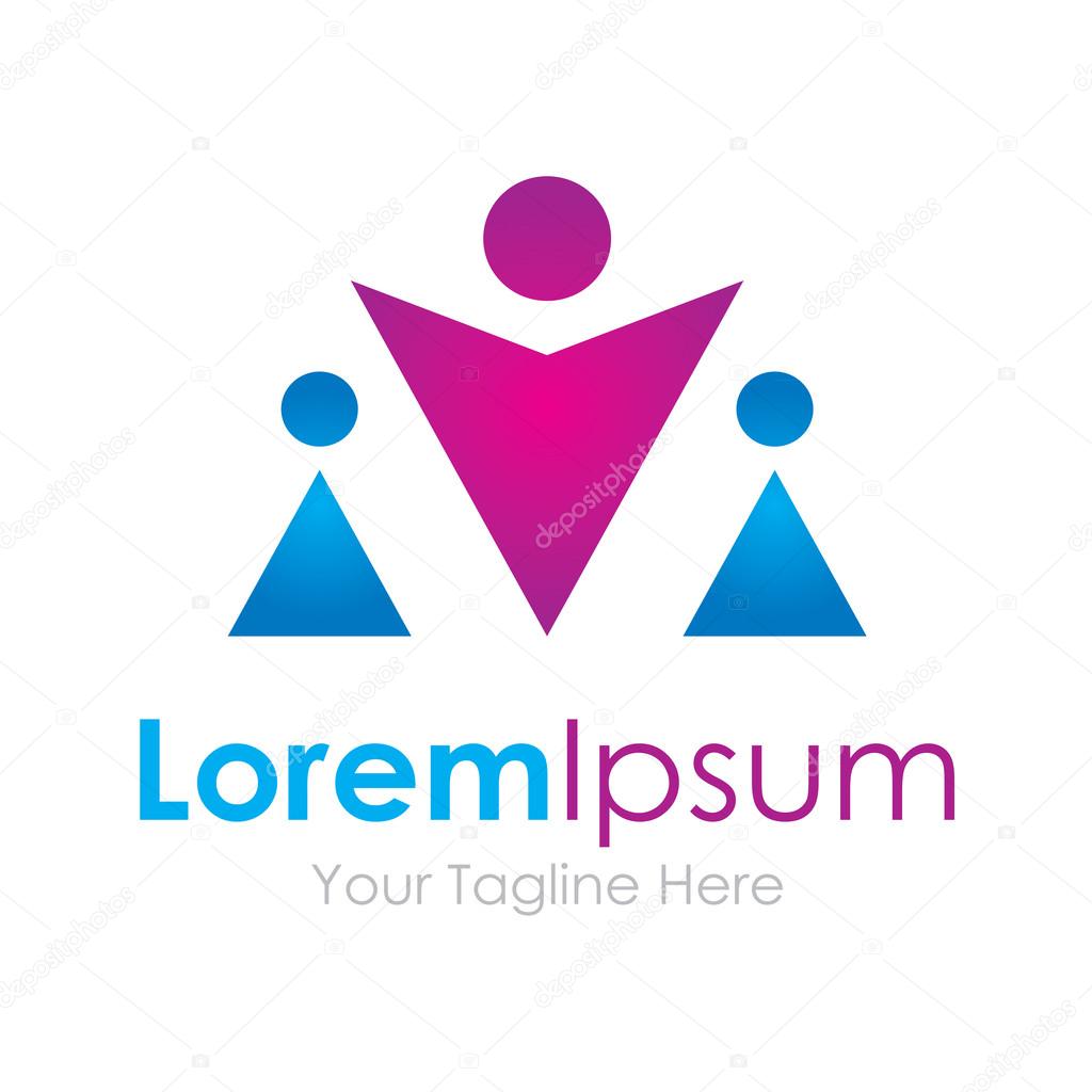 Winner power pose icon simple elements logo