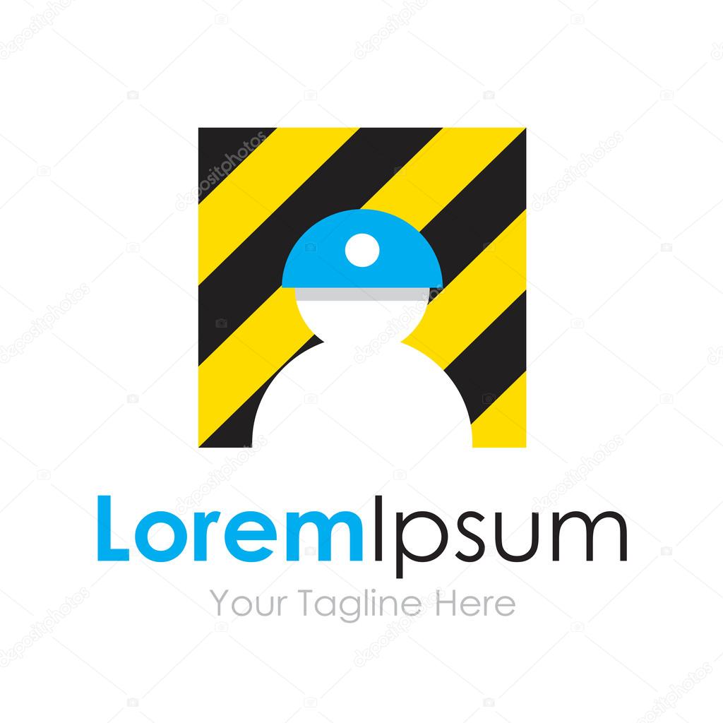 Gold miner profile icon simple elements logo