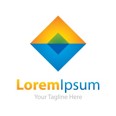 Alternatif gerçeklik kare kübü elementleri simgesi logosu